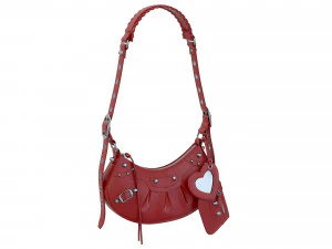 Le Cagole Shoulder Bag Red Leather 3D Model