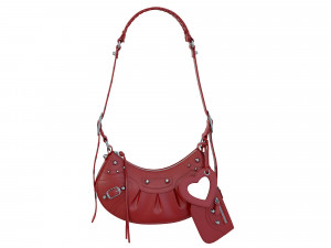 Le Cagole Shoulder Bag Red Leather 3D Модель