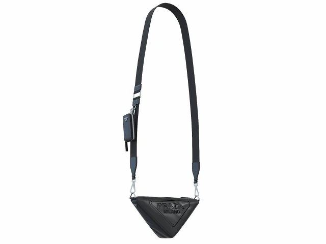 Triangle Shoulder Bag Black 3D Model .c4d .max .obj .3ds .fbx .stl .blend 