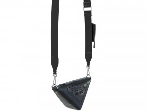 Triangle Shoulder Bag Black 3D Model