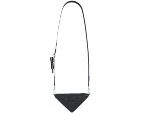 Triangle Shoulder Bag Black 3D 模型