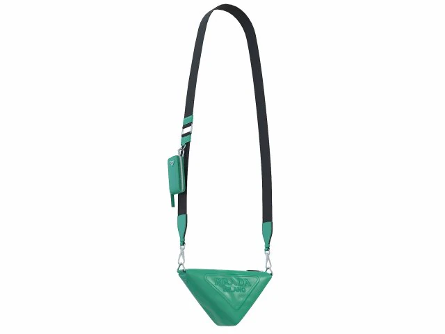 Triangle Shoulder Bag Green Leather 3D Model .c4d .max .obj .3ds .fbx .stl .blend 