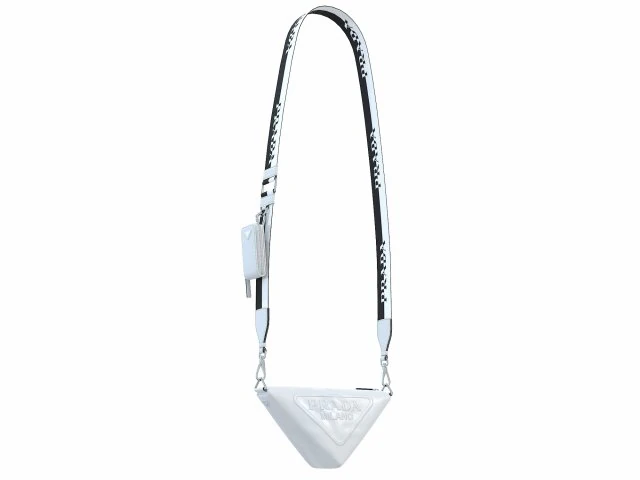 Triangle Shoulder Bag White Leather 3D Model .c4d .max .obj .3ds .fbx .stl .blend 