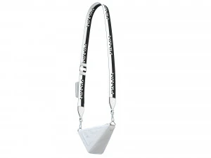 Triangle Shoulder Bag White Leather 3D Model