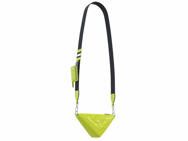 Triangle Shoulder Bag Yellow Leather 3D Model .c4d .max .obj .3ds .fbx .stl .blend 