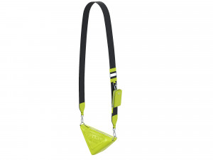 Triangle Shoulder Bag Yellow Leather 3D Модель