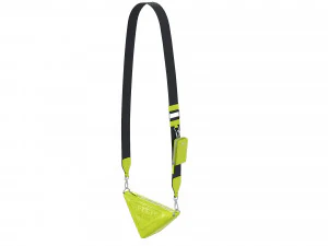 Triangle Shoulder Bag Yellow Leather 3D Model