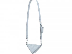 Triangle Shoulder Bag Yellow Leather 3D Model