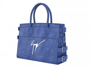 Bolsa G17 Crocodilo Azul Modelo 3D