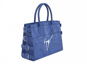 G17 Bag Blue Crococodile 3D Model