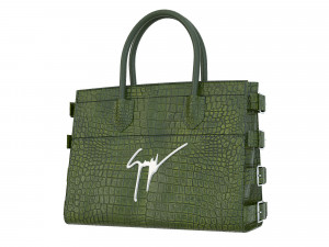 G17 Bag Green Crococodile 3D मॉडल