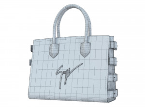 G17 Bag Green Crococodile 3D मॉडल