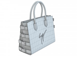 G17 Bag Green Crococodile 3D मॉडल
