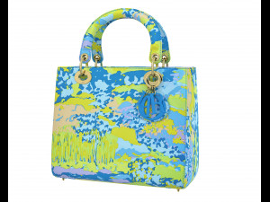 Small Lady Bag Blue Multicolor 3D Модель