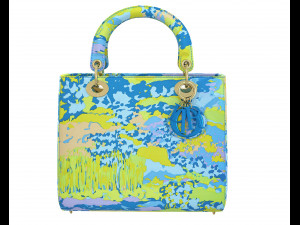 Small Lady Bag Blue Multicolor 3D Model