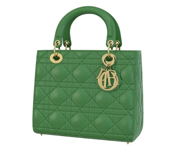 Small Lady Bag Green Leather 3D Model .c4d .max .obj .3ds .fbx .stl .blend 