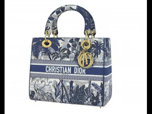 Small Lady Bag Multicolor Latte Around the World 3D Model