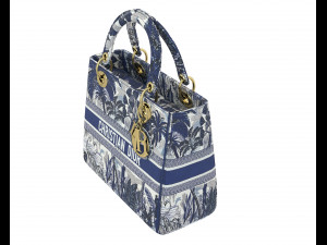 Small Lady Bag Multicolor Latte Around the World 3Dモデル