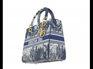 Small Lady Bag Multicolor Latte Around the World 3Dモデル