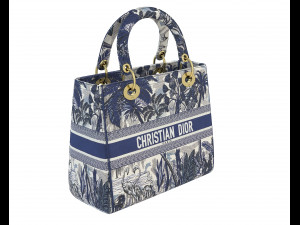 Small Lady Bag Multicolor Latte Around the World 3Dモデル