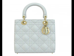 Small Lady Bag White Leather 3D Model
