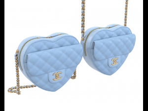 Heart Shoulder Bag 3D Model