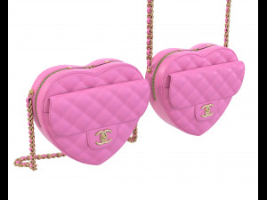 Heart Shoulder Bag 3D Model