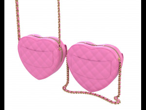 Heart Shoulder Bag 3D Model