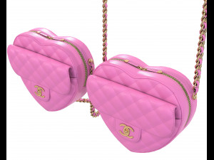 Heart Shoulder Bag 3D Model