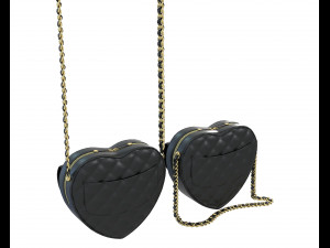 Heart Shoulder Bag 3D Model