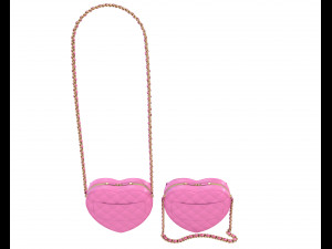 Heart Shoulder Bag 3D Model