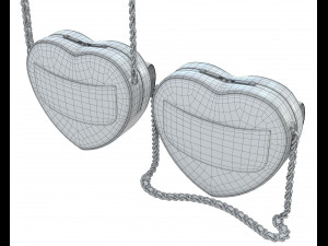 Heart Shoulder Bag 3D Model