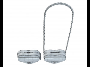 Heart Shoulder Bag 3D Model