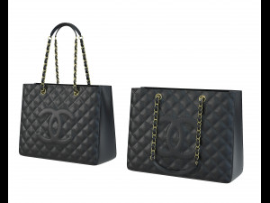 Logo Classic Shopping Tote Modello 3D