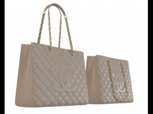 Logo Classic Shopping Tote Modello 3D
