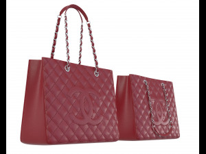 Logo Classic Shopping Tote Modello 3D