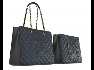 Logo Classic Shopping Tote Modello 3D