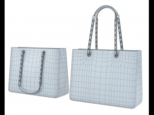Logo Classic Shopping Tote Modello 3D