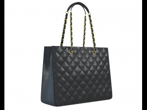 Classic Shopping Tote Bag 3D Model