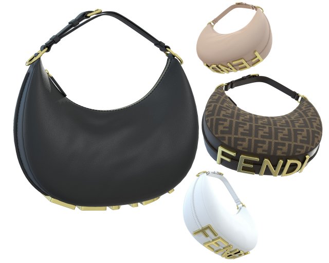 Fendigraphy Bag 3Dモデル .c4d .max .obj .3ds .fbx .stl .blend