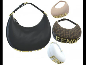 Borsa Fendigrafia Modello 3D