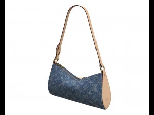 Pochette Tirette Bag Denim 3D Model