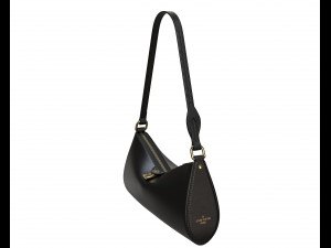 Pochette Tirette Bag Black Modello 3D