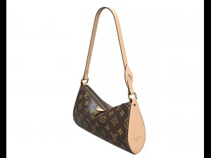 Pochette Tirette Bag Monogram 3D Model