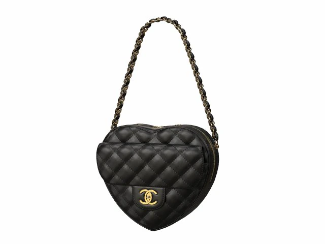 Heart Bag Black 3D Model .c4d .max .obj .3ds .fbx .stl .blend 
