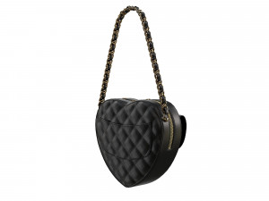 Heart Bag Black 3D 模型