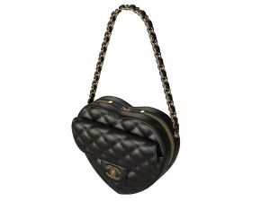 Heart Bag Black 3D Model