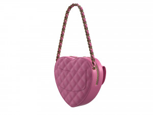 Heart Bag Pink 3D 모델