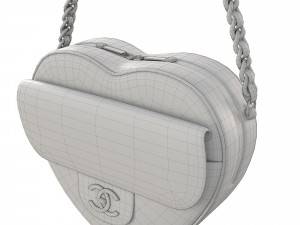 Heart Bag Pink 3D 모델