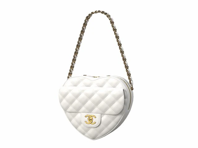 Heart Bag White 3D Model .c4d .max .obj .3ds .fbx .stl .blend